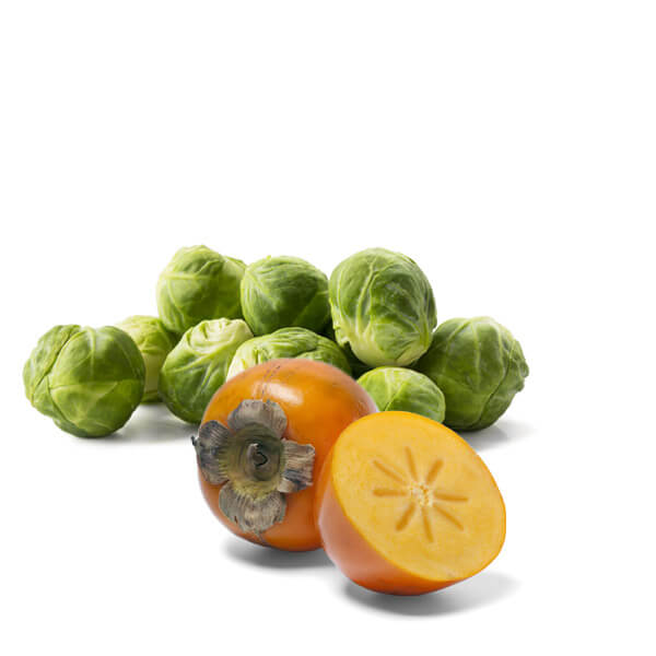 Brussels Sprouts and Persimmon Brussels Sprouts and Persimmon