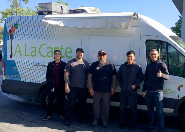 Culinary Staff and A La Cart Food Truck Culinary Staff and A La Cart Food Truck