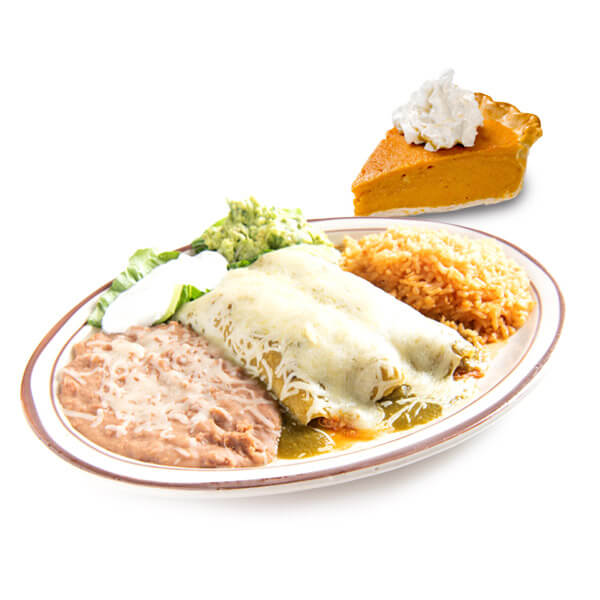 Turkey Enchiladas and Pumpkin Pie Turkey Enchiladas and Pumpkin Pie