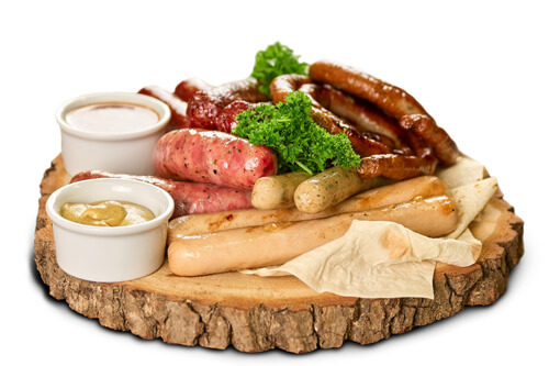 Braised Suasages Sauces and Parsley Braised Suasages Sauces and Parsley