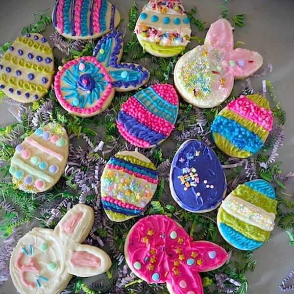 Easter Frosted Sugar Cookies Easter Frosted Sugar Cookies